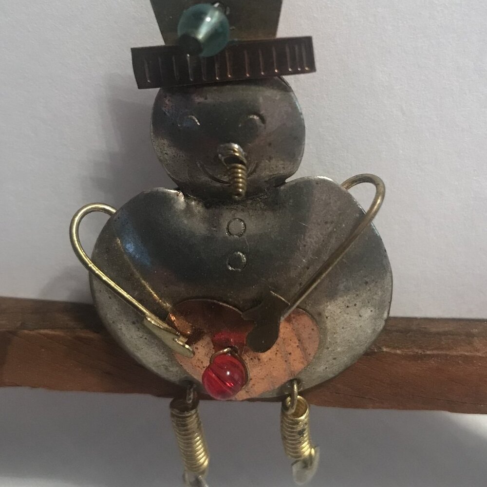 Vintage Handmade Snowman